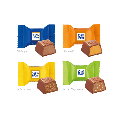 KISSENVERPACKUNG „CREATIVE” bedrucken, Art.-Nr. 91195 - Ritter SPORT Schokowürfel
