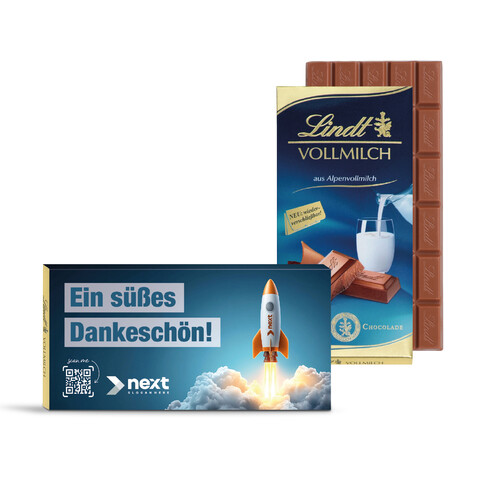 PREMIUM SCHOKOLADE VON LINDT bedrucken, Art.-Nr. 91270