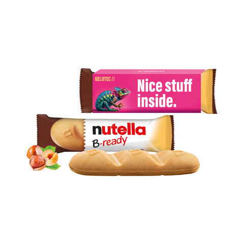 B-READY NUTELLA MIT WERBEBANDEROLE bedrucken, Art.-Nr. 91327