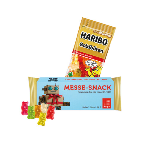 HARIBO GOLDBÄREN IM WERBESCHUBER, 75 G bedrucken, Art.-Nr. 91640