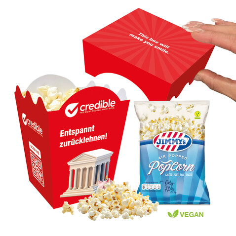 POPCORN WERBEBOX bedrucken, Art.-Nr. 91645