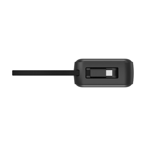Urban Vitamin Eureka RCS recyceltes 65W-Hybrid-Ladegerät schwarz bedrucken, Art.-Nr. P301.9901
