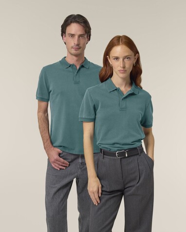 Coaster Vintage - Das Garment-Dyed Unisex-Polo - G. Dyed Hydro - S bedrucken, Art.-Nr. STPU252C1021S