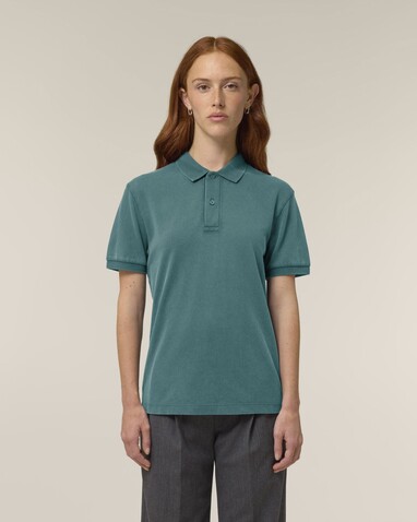 Coaster Vintage - Das Garment-Dyed Unisex-Polo - G. Dyed Hydro - 3XL bedrucken, Art.-Nr. STPU252C1023X