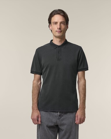 Coaster Vintage - Das Garment-Dyed Unisex-Polo - G. Dyed Black Rock - XL bedrucken, Art.-Nr. STPU252C1401X Coaster Vintage - Das Garment-Dyed Unisex-Polo - G. Dyed Black Rock - XL bedrucken, Art.-Nr. STPU252C1401X