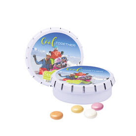 Quick Box, weiß, Mentos Fruit bedrucken, Art.-Nr. 1012.00019