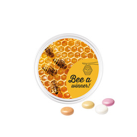 Midi Dose, weiß, Mentos Kaudragee Fruit bedrucken, Art.-Nr. 1017.00013