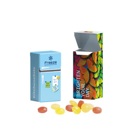 Slim Box Mini, Mini Bonbons Fruchtmix bedrucken, Art.-Nr. 1034.00014