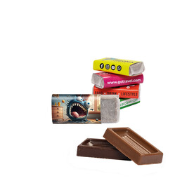 Napolitain in Pergaminpapier, Alpenvollmilch bedrucken, Art.-Nr. 1055.00003