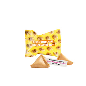 Glückskeks Folie, weiß bedrucken, Art.-Nr. 1059.00001