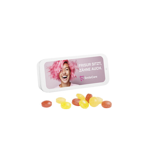 Schiebedeckeldose, Mini Bonbons Fruchtmix bedrucken, Art.-Nr. 1116.00011