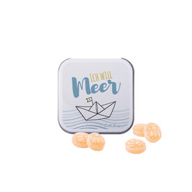 Dose Quadratisch, Honigbienen Bonbons bedrucken, Art.-Nr. 1117.00015