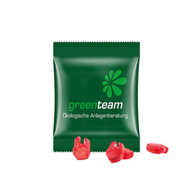 Minitüte Sonderform, 15 g, Folie kompostierbar weiß, Fruchtgummi 10 % Fruchtsaftanteil bedrucken, Art.-Nr. 1159.00283 Minitüte Sonderform, 15 g, Folie kompostierbar weiß, Fruchtgummi 10 % Fruchtsaftanteil bedrucken, Art.-Nr. 1159.00283