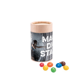 Papierdose Eco Midi mit M&amp;amp;M´s Peanuts bedrucken, Art.-Nr. 1179.00010