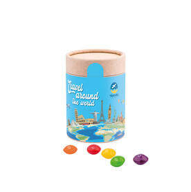 Papierdose Eco Maxi, Skittles Kaubonbon bedrucken, Art.-Nr. 1180.00031