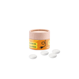 Papierdose Eco Mini, Mentos Kaudragee Mint bedrucken, Art.-Nr. 1190.00031