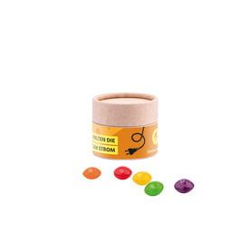 Papierdose Eco Mini, Skittles Kaubonbons bedrucken, Art.-Nr. 1190.00035