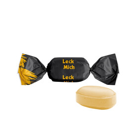 Solvens (Eukalyptus Menthol) Bonbon im weißen, kompostierbaren Wickler bedrucken, Art.-Nr. 1207.00005