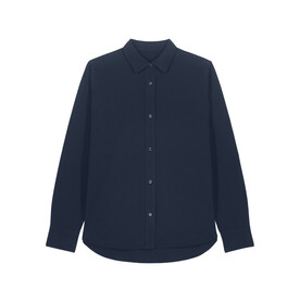 Stella Oxford Shirt - Das Damen-Oxford-Hemd - French Navy - XXL bedrucken, Art.-Nr. STWW971C7272X