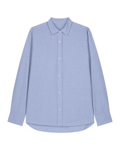 Stella Oxford Shirt - Das Damen-Oxfordhemd - Blue Oxford - XS bedrucken, Art.-Nr. STWW971C363XS Stella Oxford Shirt - Das Damen-Oxfordhemd - Blue Oxford - XS bedrucken, Art.-Nr. STWW971C363XS