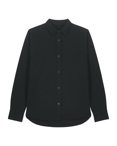 Stella Oxford Shirt - Das Damen-Oxfordhemd - Black - L bedrucken, Art.-Nr. STWW971C0021L Stella Oxford Shirt - Das Damen-Oxfordhemd - Black - L bedrucken, Art.-Nr. STWW971C0021L