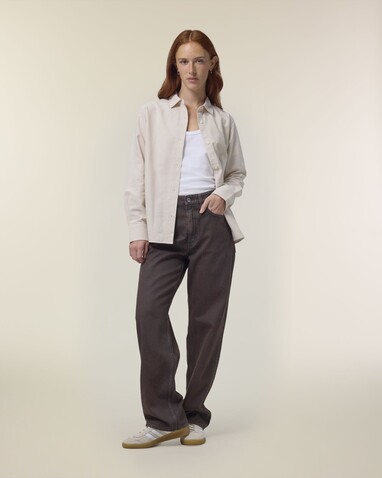 Stella Oxford Shirt - Das Damen-Oxfordhemd - Beige Oxford - XXL bedrucken, Art.-Nr. STWW971C3622X Stella Oxford Shirt - Das Damen-Oxfordhemd - Beige Oxford - XXL bedrucken, Art.-Nr. STWW971C3622X