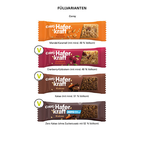 Corny Haferkraft Riegel Zero, Kakao bedrucken, Art.-Nr. 1273.00002