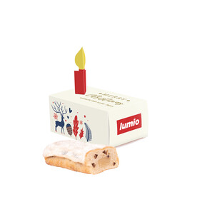 Gratulationsbox L, Mini Christstollen bedrucken, Art.-Nr. 1293.00002