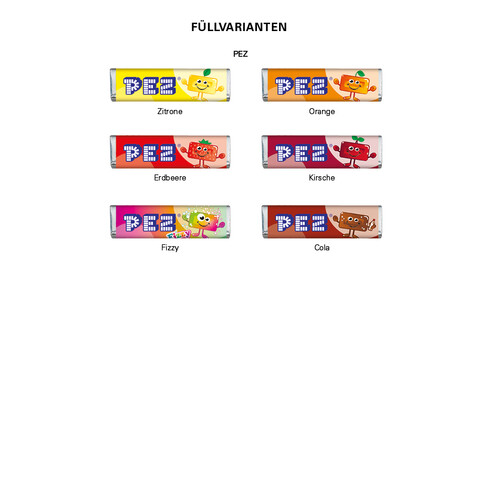 PEZ Bonbonriegel, Cola bedrucken, Art.-Nr. 1296.00005 