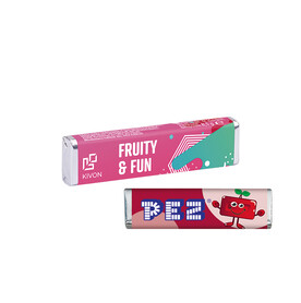 PEZ Bonbonriegel, Kirsche bedrucken, Art.-Nr. 1296.00006 