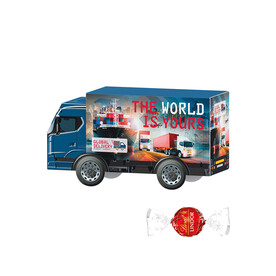 3D-Präsent LKW, Lindt LINDOR Milchkugeln bedrucken, Art.-Nr. 1297.00009