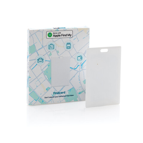 Findcard RCS rABS Karte mit weltweiter Ortung weiß bedrucken, Art.-Nr. P301.1903