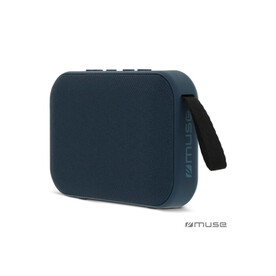 M-307 | Muse 5W Bluetooth Speaker - Blau bedrucken, Art.-Nr. LT45805-N0011