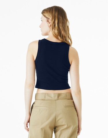Bella Women`s Micro Rib Racer Tank, Athletic Heather, M bedrucken, Art.-Nr. 027061234
