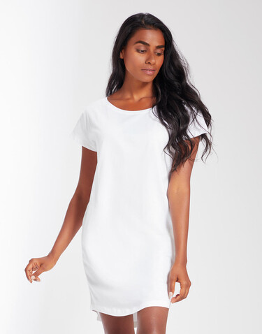 Mantis Loose Fit T Dress, White, S bedrucken, Art.-Nr. 158480003