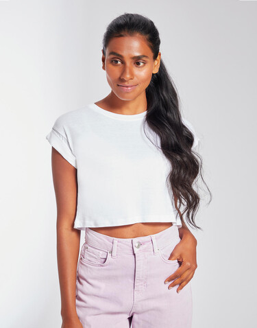 Mantis Women`s Organic Crop T, Soft Pink, S bedrucken, Art.-Nr. 163484263