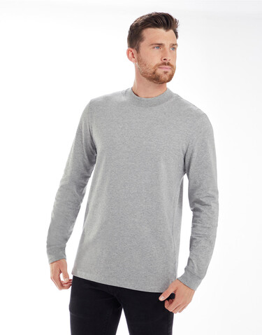 Mantis Essential Heavy Long Sleeve T, White, L bedrucken, Art.-Nr. 182480005