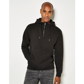 Kustom Kit Regular Fit 1/4 Zip Hoodie, Black, XS bedrucken, Art.-Nr. 212111012 Kustom Kit Regular Fit 1/4 Zip Hoodie, Black, XS bedrucken, Art.-Nr. 212111012