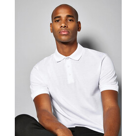 Kustom Kit Regular Fit Superwash® 60º Jersey Polo, White, S bedrucken, Art.-Nr. 527110003
