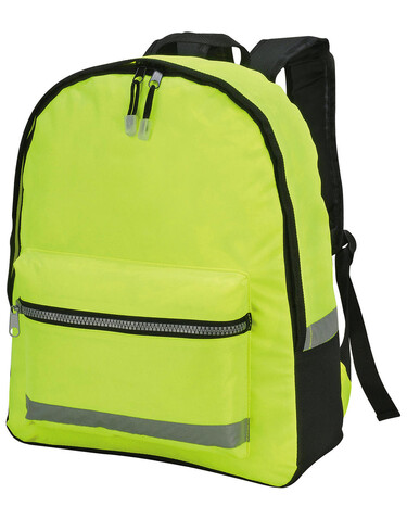 Shugon Gatwick Hi-Vis Backpack, Hi-Vis Yellow, One Size bedrucken, Art.-Nr. 646386050