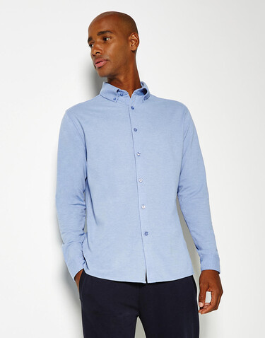 Kustom Kit Tailored Fit Superwash® 60º Pique Shirt, White, S bedrucken, Art.-Nr. 779110003
