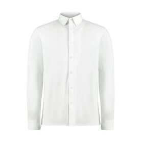 Kustom Kit Tailored Fit Superwash® 60º Pique Shirt, White, S bedrucken, Art.-Nr. 779110003