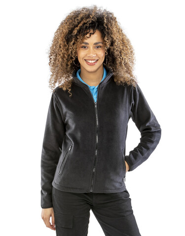 Result Womens Norse Outdoor Fleece, Black, XS bedrucken, Art.-Nr. 815331012