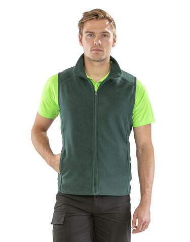 Result Micro Fleece Gilet, Forest, L bedrucken, Art.-Nr. 869335415