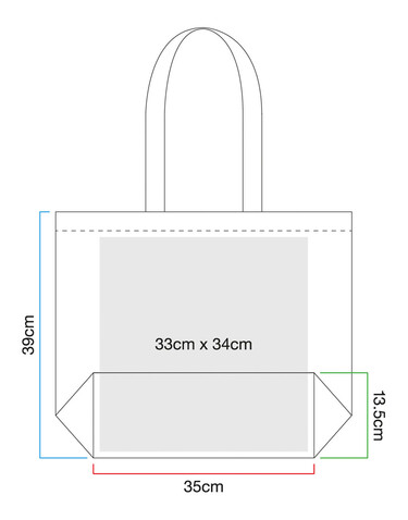 Westford Mill Organic Cotton InCo. Maxi Bag for Life, White, One Size bedrucken, Art.-Nr. 931280000