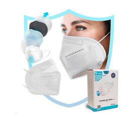 Virshields FFP2 Filtering Half Mask 5 Layers, White, One Size bedrucken, Art.-Nr. 993630000 Virshields FFP2 Filtering Half Mask 5 Layers, White, One Size bedrucken, Art.-Nr. 993630000