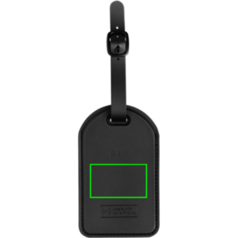 Globetrack RCS rPolyester Anhänger mit weltweiter Ortung schwarz bedrucken, Art.-Nr. P301.5501