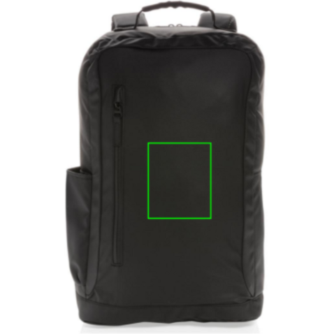 Fashion schwarzer 15.6&quot; Laptop-Rucksack, PVC-frei schwarz bedrucken, Art.-Nr. P760.131