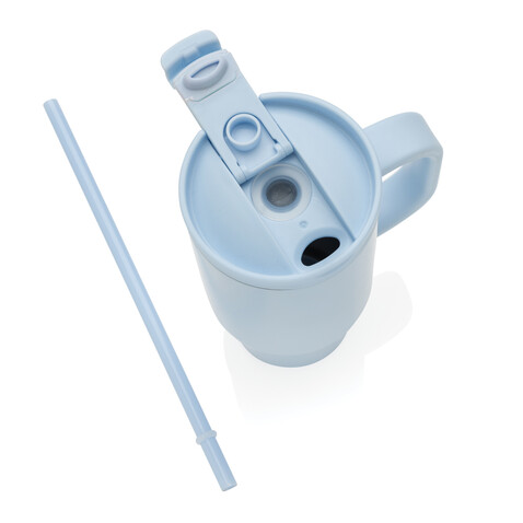 Cruiser kompakter, auslaufsicherer RCS rec. Becher 480ml blau bedrucken, Art.-Nr. P437.1515