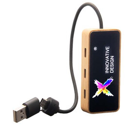 SCX.design H21 8-in-1 USB-Hub mit doppeltem Eingang und 6 Anschlüssen, holz bedrucken, Art.-Nr. 1PX19971 SCX.design H21 8-in-1 USB-Hub mit doppeltem Eingang und 6 Anschlüssen, holz bedrucken, Art.-Nr. 1PX19971